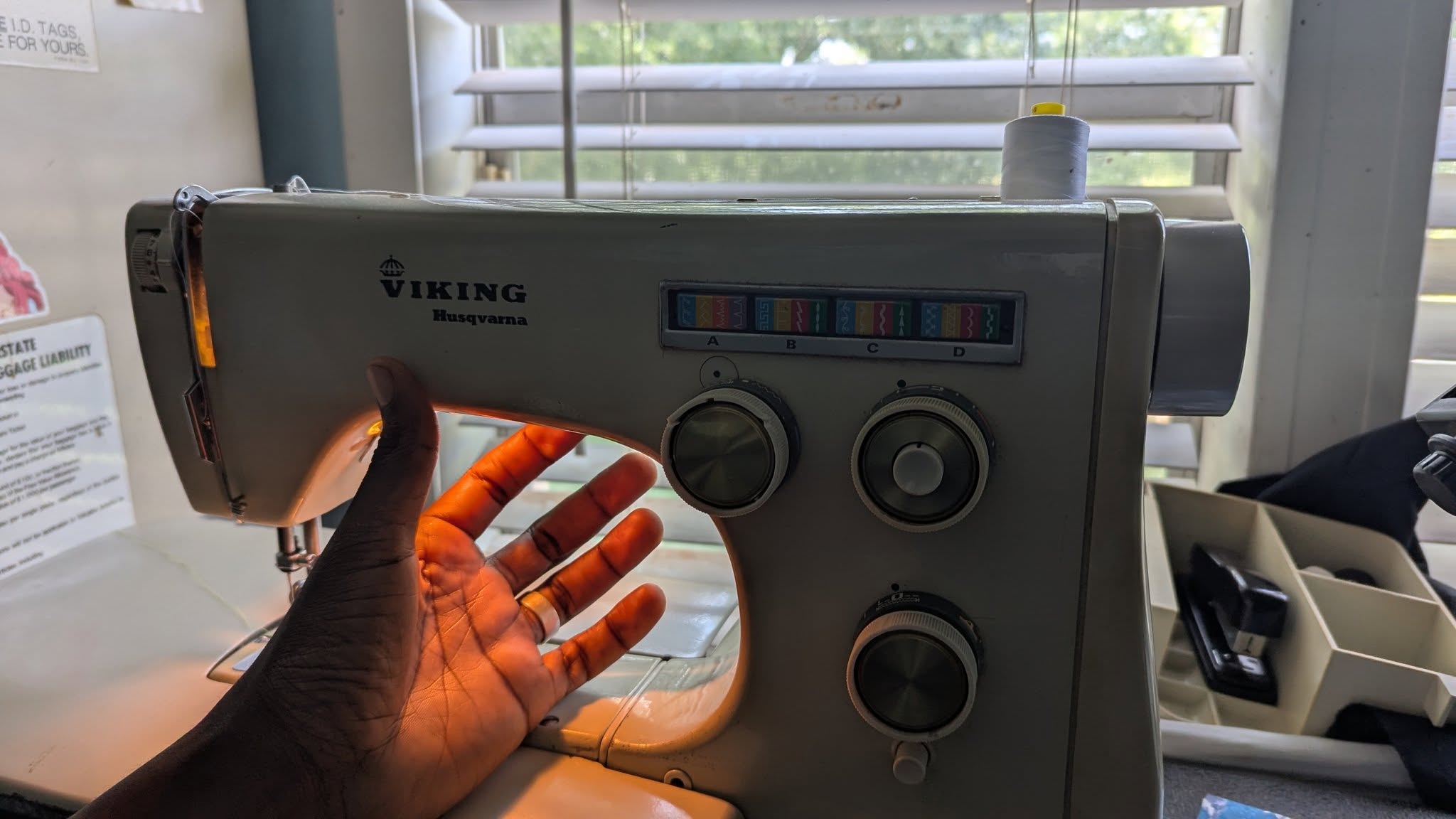 My first sewing machine